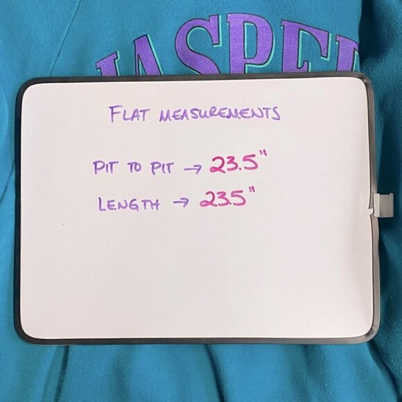 Vintage Turquoise Jasper World Class Hoodie  L - Picture 7 of 14